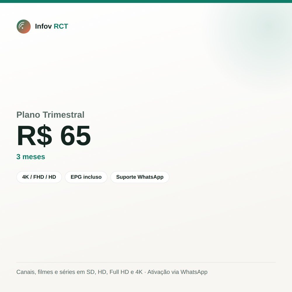 Imagem ilustrativa do Plano Trimestral da Infov RCT